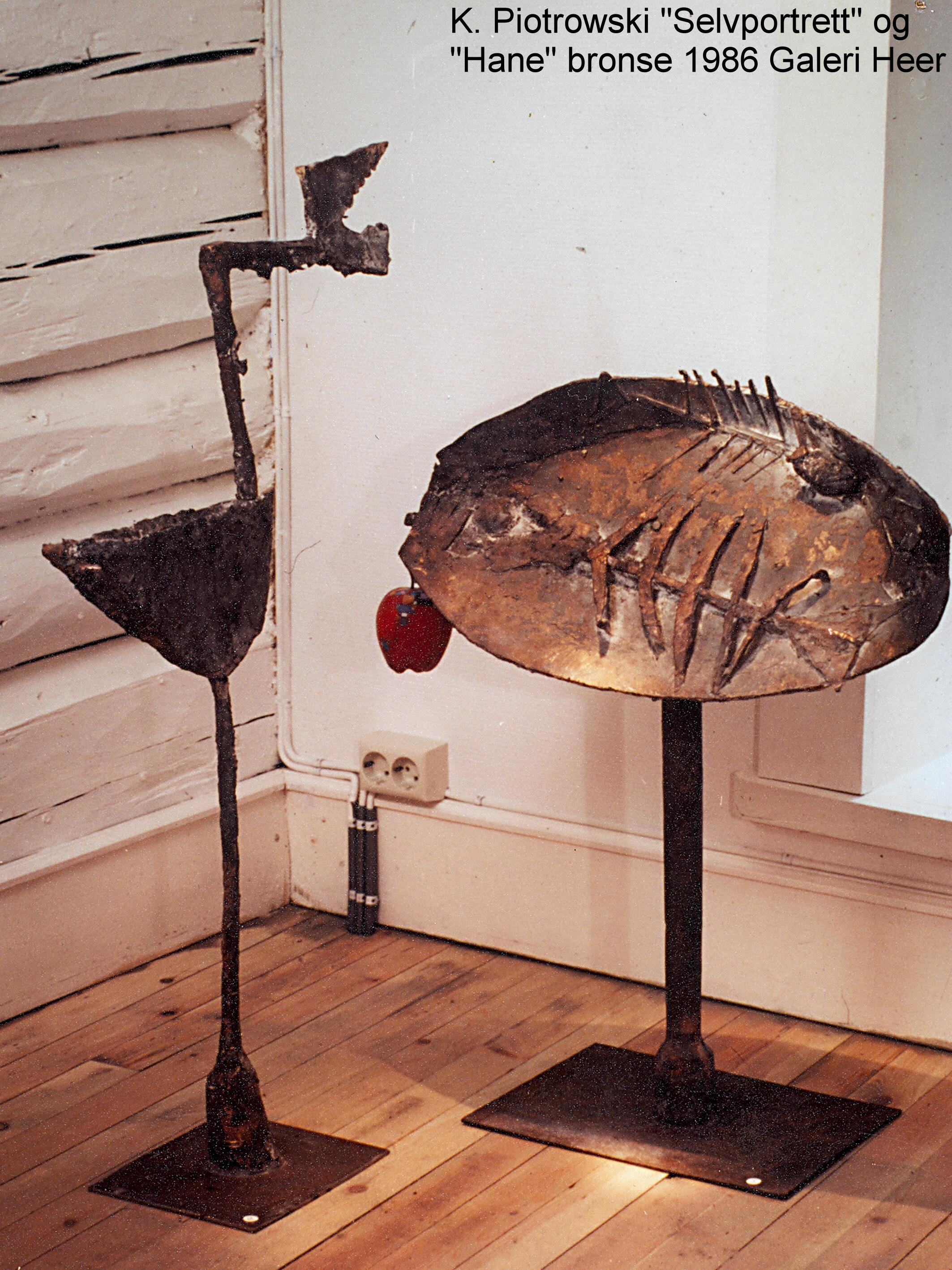 Selvportrett og Hane